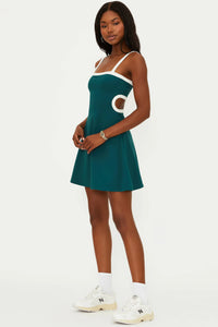 Thumbnail for Sage Dress Pine Green, Mini Dress by Beach Riot | LIT Boutique