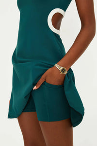 Thumbnail for Sage Dress Pine Green, Mini Dress by Beach Riot | LIT Boutique