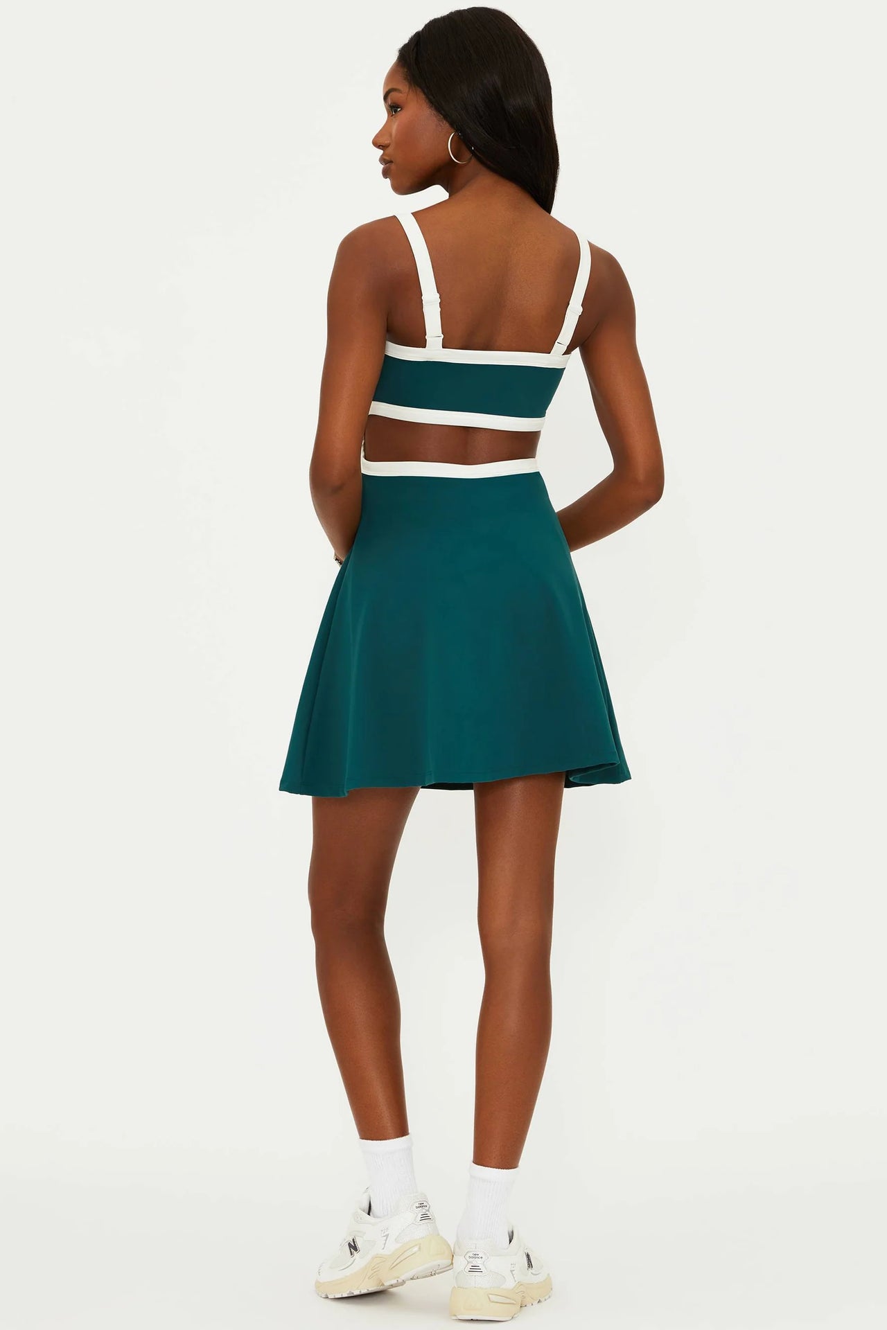 Sage Dress Pine Green, Mini Dress by Beach Riot | LIT Boutique