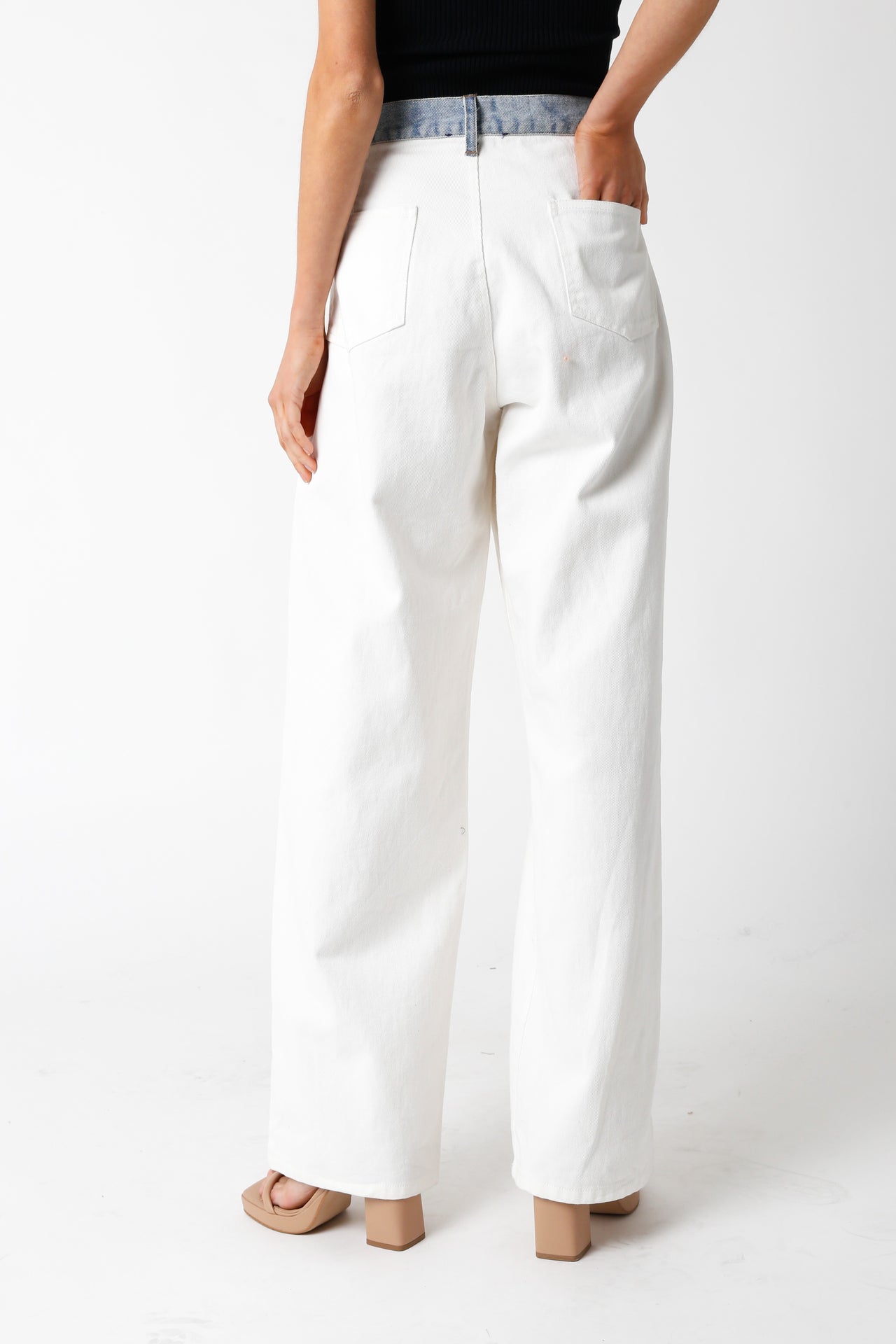 Does Wonders Pants White, Pant Bottom by Olivaceous | LIT Boutique