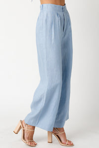 Thumbnail for Make It Count Pants Blue, Pant Bottom by Olivaceous | LIT Boutique