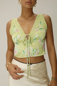 Thumbnail for Dreamer Top Green, Tank Blouse by Bailey Rose | LIT Boutique