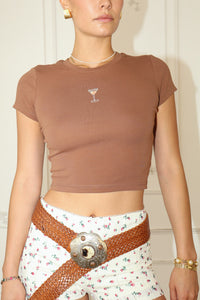 Thumbnail for Cocoa Tini Tee, Short Tee by Bailey Rose | LIT Boutique