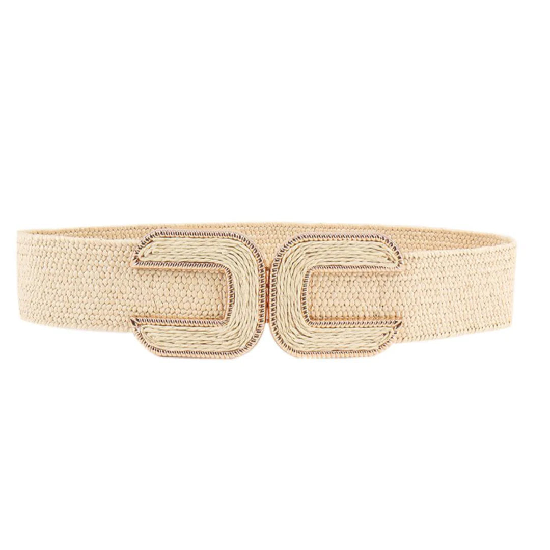 Double C Belt Ivory, Belt Acc by Accessory Concierge | LIT Boutique