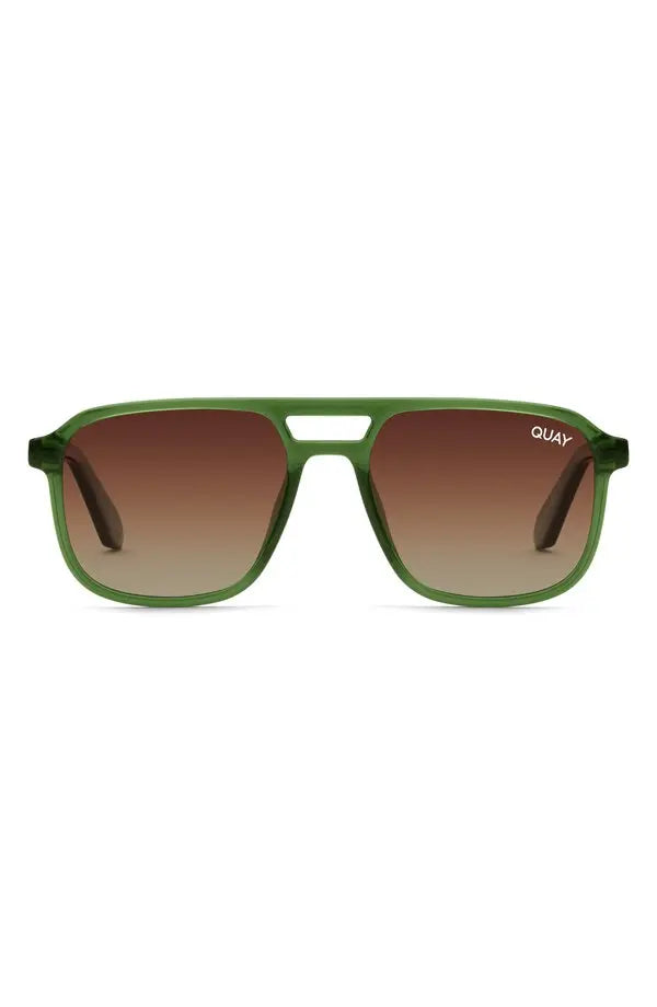 On The Fly Ivy/Brown Polarized Sunglasses, Sunglass Acc by Quay | LIT Boutique