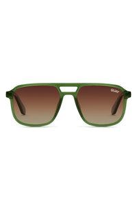 Thumbnail for On The Fly Ivy/Brown Polarized Sunglasses, Sunglass Acc by Quay | LIT Boutique