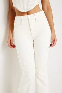 Thumbnail for Good Classic Bootcut Cloud White, Bootcut Denim by Good American | LIT Boutique