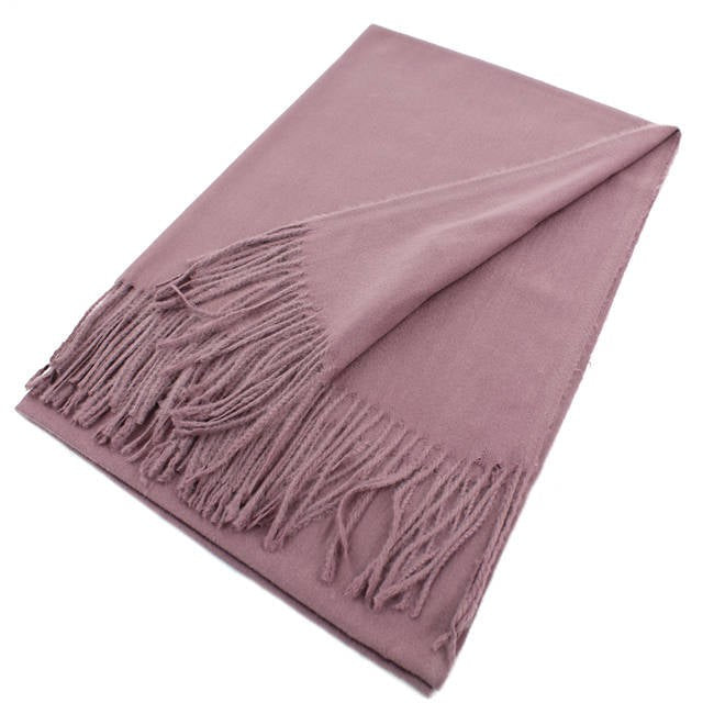 Cashmere Feel Scarf Shawls 28 x 78 Mauve, Scarf Acc by Refine | LIT Boutique