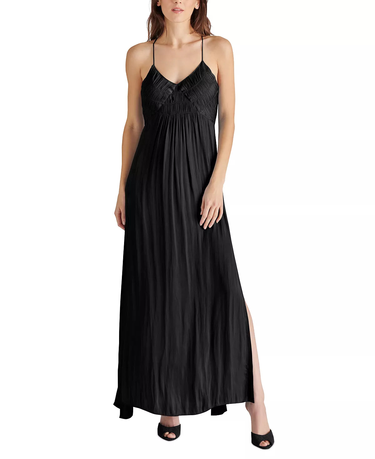 Brianna Maxi Dress Black, Maxi Dress by Steve Madden | LIT Boutique