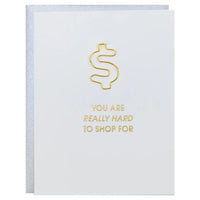 Thumbnail for Really Hard to Shop For- Money Paper Clip Greeting Card, Pant Bottom by Chez Gagne | LIT Boutique