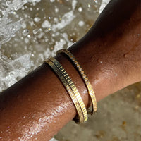 Thumbnail for Kyle Bangle Bracelet Gold, Bracelet Jewelry by Ellie Vail | LIT Boutique