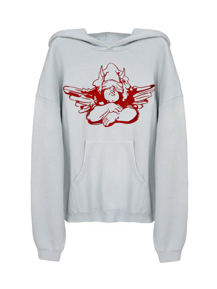 Cherry Picker Racer Hoodie Grey, Sweat Lounge by Boys Lie | LIT Boutique