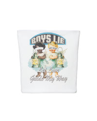 Thumbnail for Let Love Guide My Way Thermal Tube White, Tank Tee by Boys Lie | LIT Boutique