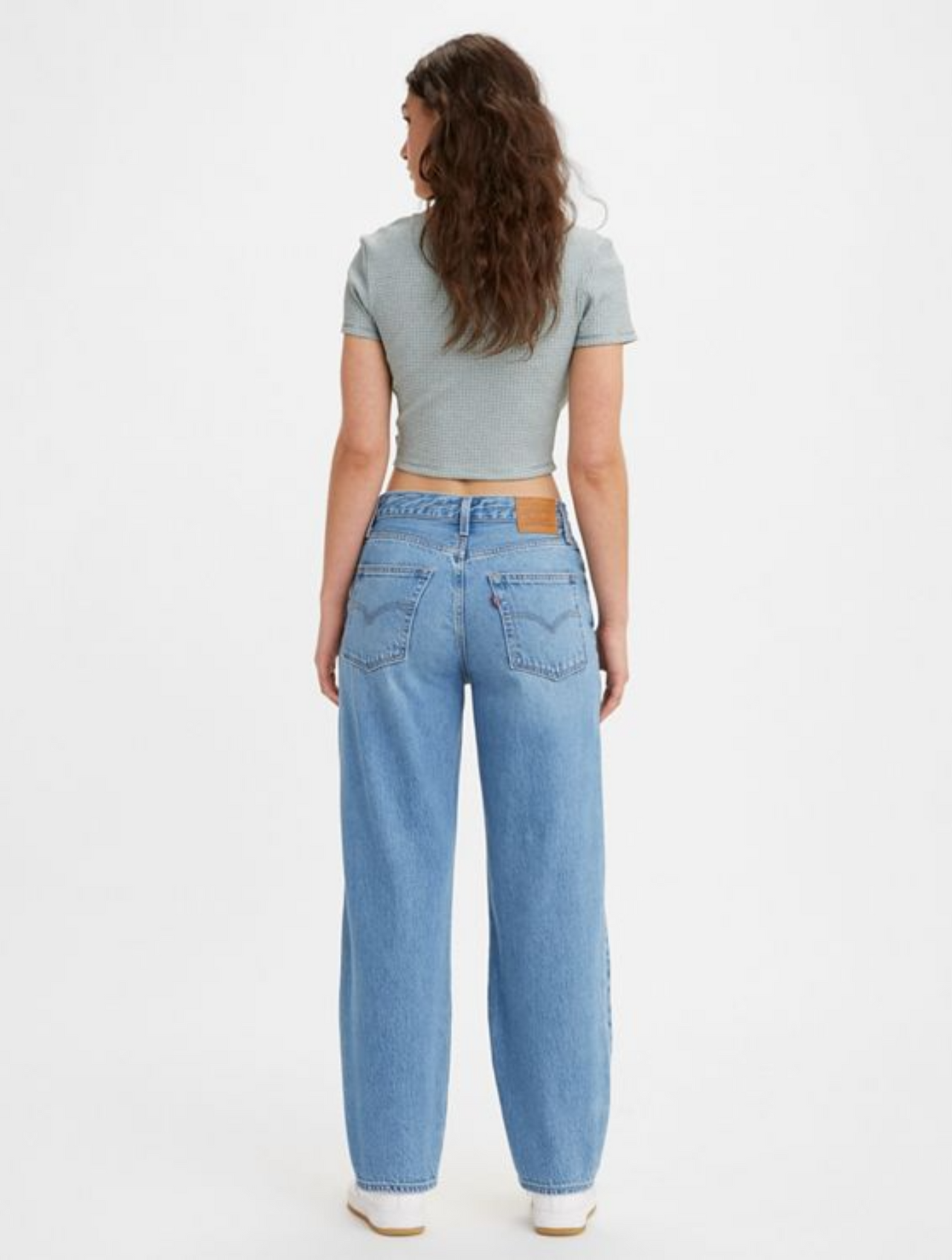 Levi's® Baggy Dad Jeans in The Middle with Damage 25 30 at