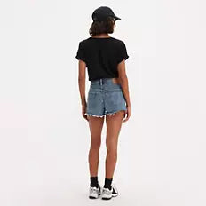 501® Original Fit High Rise Shorts Dark Wash, Denim Shorts by Levis | LIT Boutique