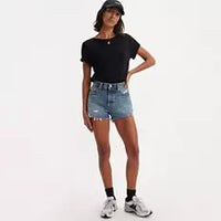 Thumbnail for 501® Original Fit High Rise Shorts Dark Wash, Denim Shorts by Levis | LIT Boutique