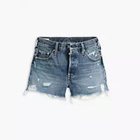 Thumbnail for 501® Original Fit High Rise Shorts Dark Wash, Denim Shorts by Levis | LIT Boutique