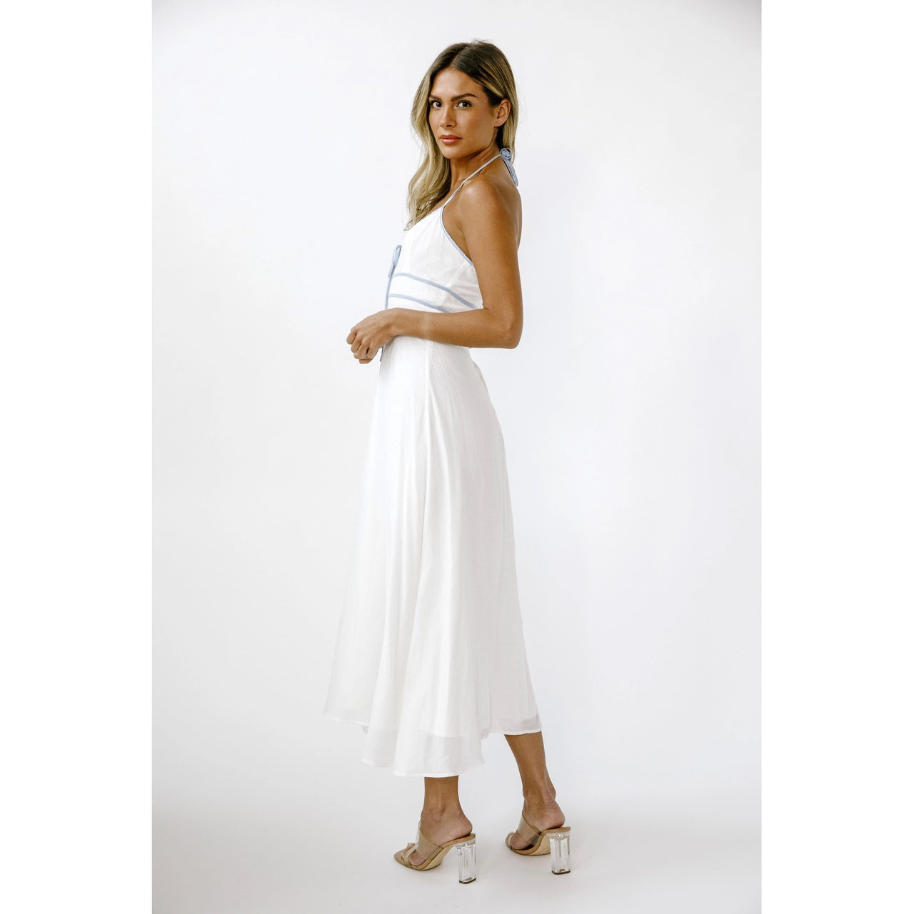 Bride To Be Midi Dress White, Midi Dress by Storia | LIT Boutique