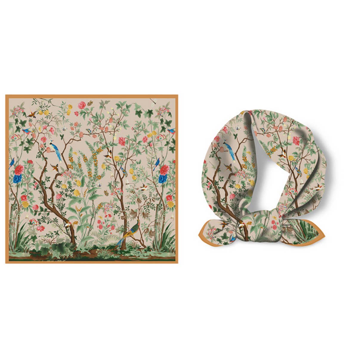 Dreamscape Silk Scarf in Blue,  by Refine | LIT Boutique