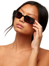 Thumbnail for The Backyard Sunglasses Black Smoke, Sunglass Acc by We Wore What | LIT Boutique