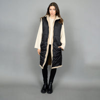 Thumbnail for LeBlanc Reversible Long Vest Black, Coat Jacket by RD Style | LIT Boutique