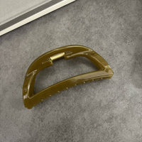 Thumbnail for Halfmoon Bun Hair Claw in Navy,  by Refine | LIT Boutique