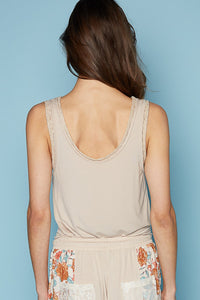 Thumbnail for Breakfast In Bed Top Oatmeal, Tank Blouse by Pol | LIT Boutique
