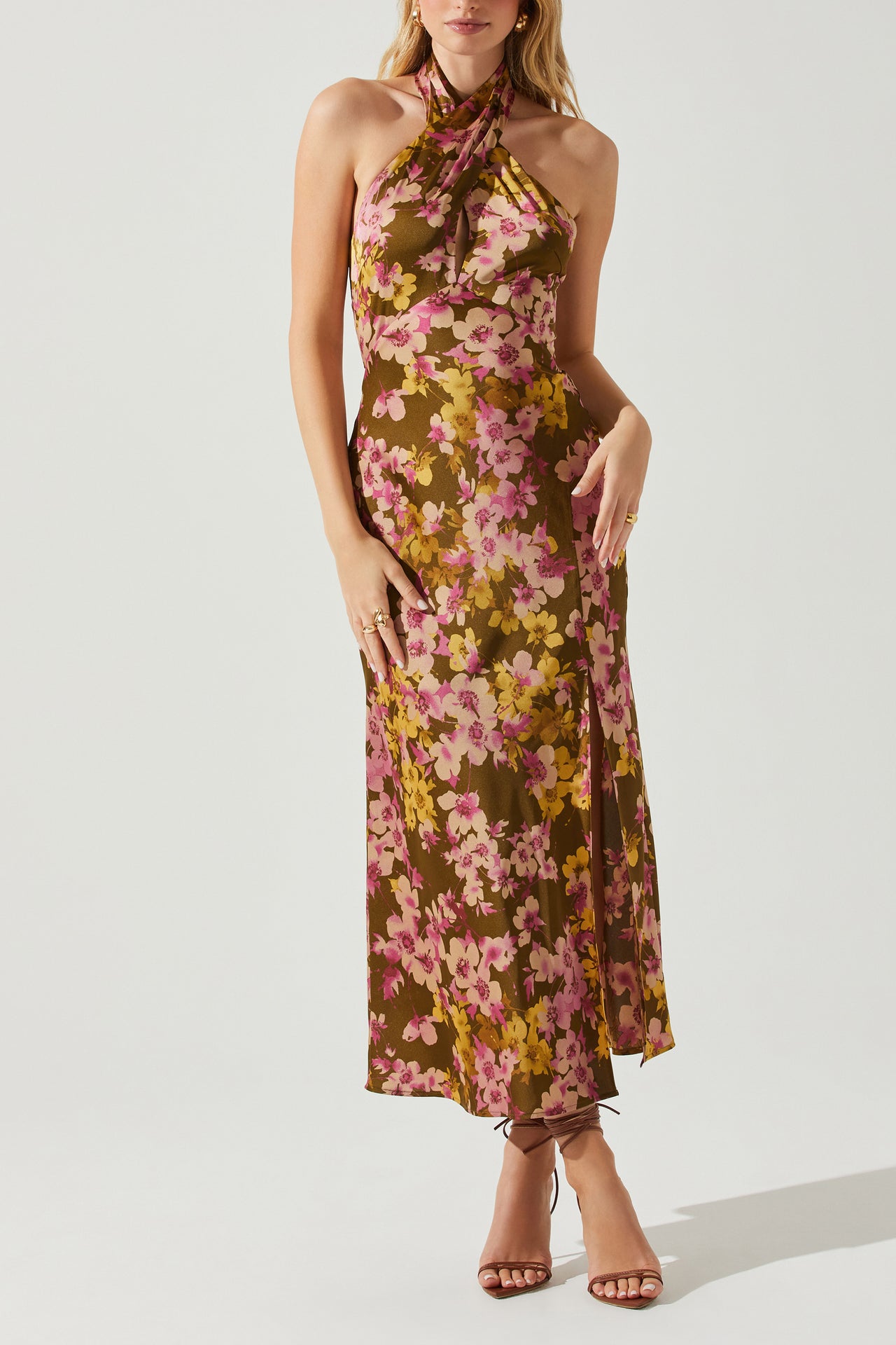 Marissa Floral Dress, Midi Dress by ASTR | LIT Boutique