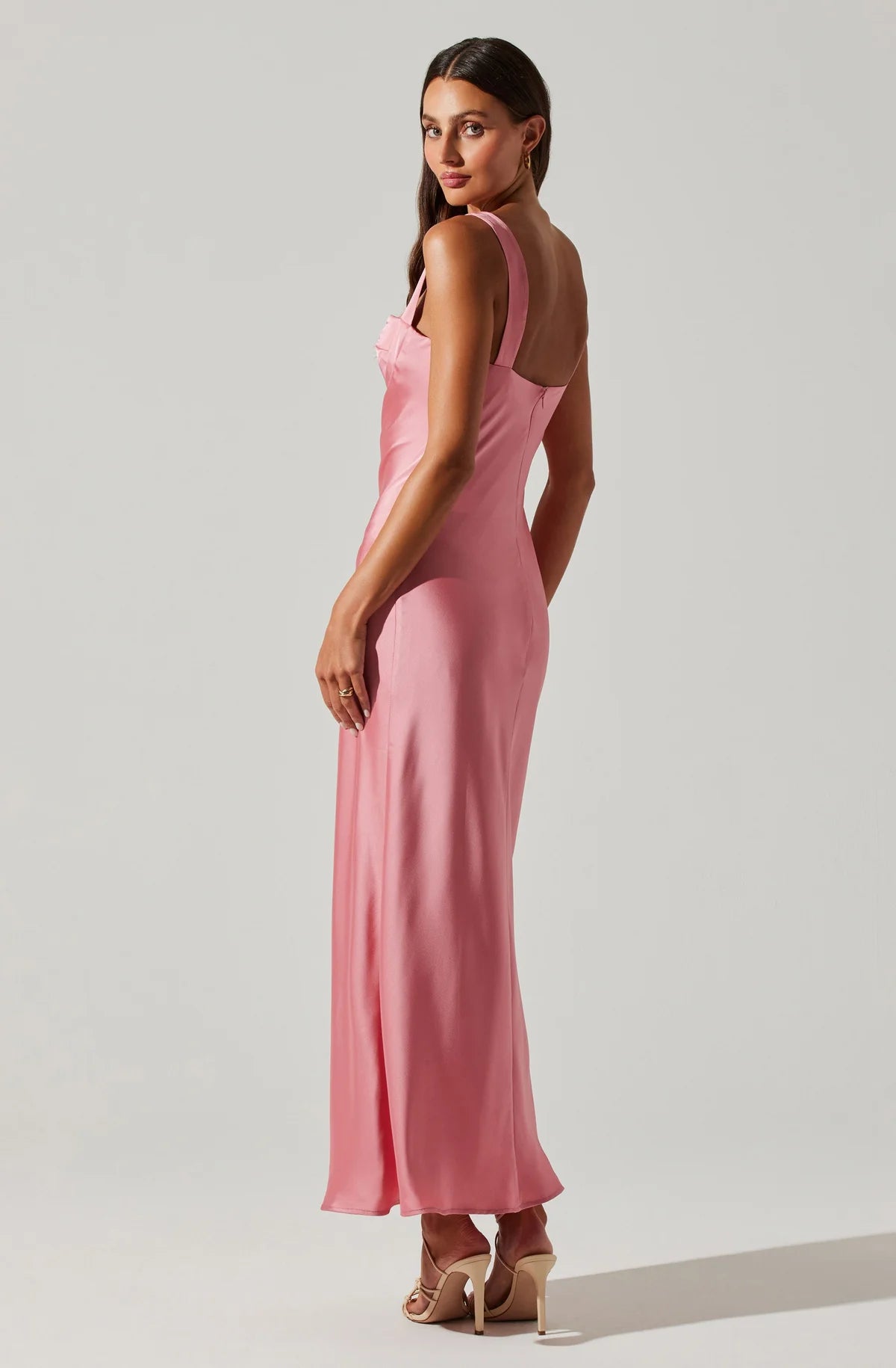 Stacie Maxi Dress Strawberry Pink, Maxi Dress by ASTR | LIT Boutique