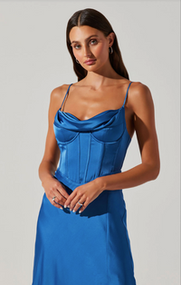 Thumbnail for Cannes Maxi Dress Denim Blue, Maxi Dress by ASTR | LIT Boutique