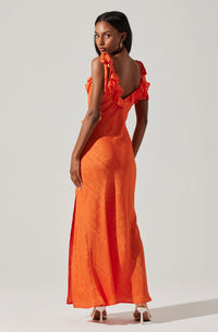 Thumbnail for Sorbae Midi Dress Orange, Midi Dress by ASTR | LIT Boutique