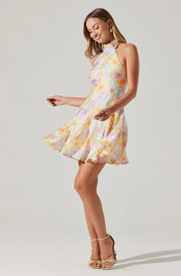 Thumbnail for Sommar Dress Yellow, Mini Dress by ASTR | LIT Boutique