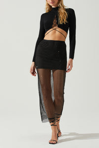 Thumbnail for Mimi Midi Skirt, Midi Skirt by ASTR | LIT Boutique