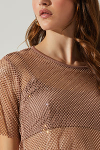 Thumbnail for Mckay Taupe Top, Short Blouse by ASTR | LIT Boutique