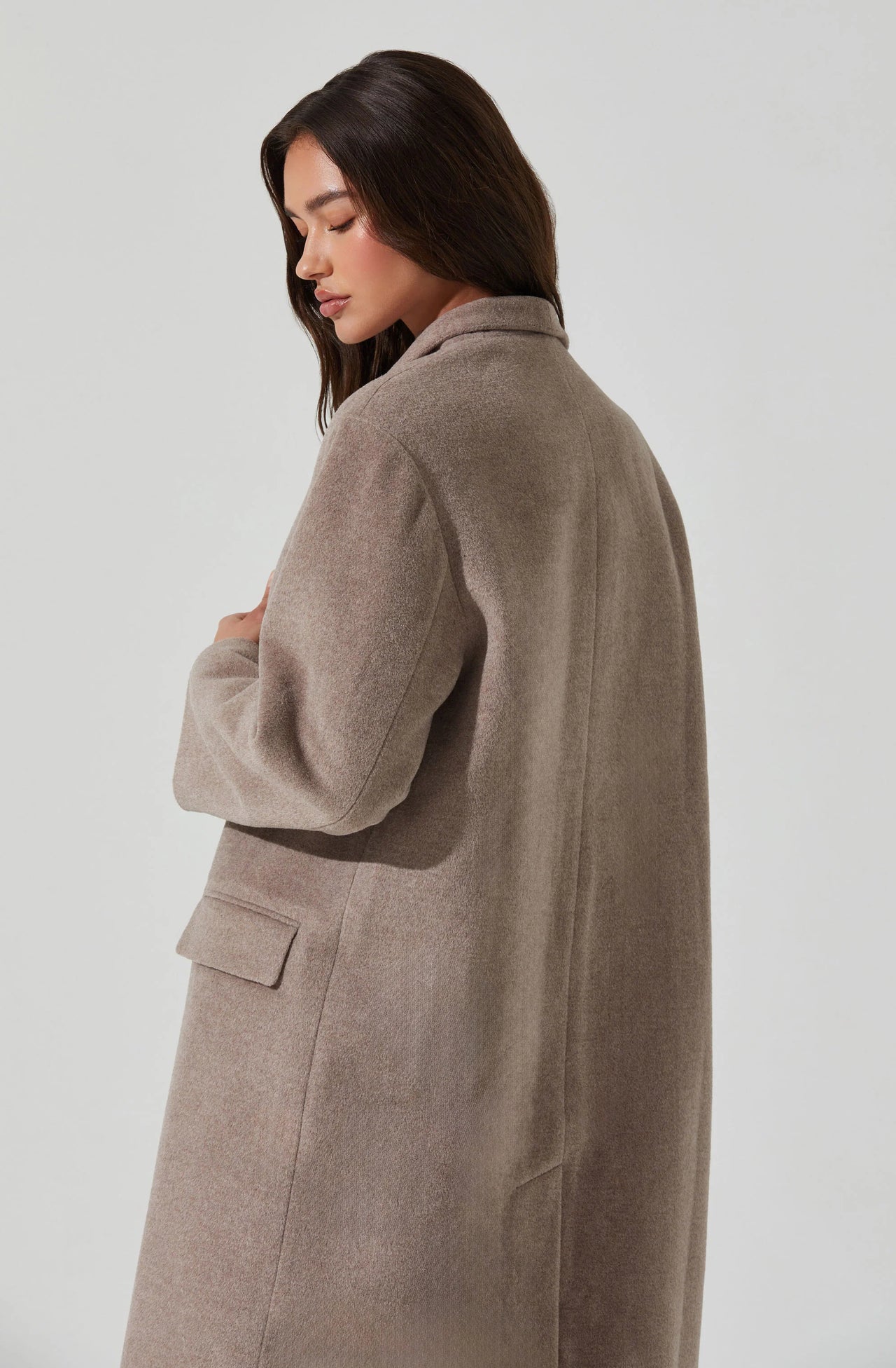 Londyn Coat Taupe, Coat Jacket by ASTR | LIT Boutique