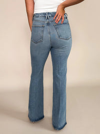 Thumbnail for Good Curve Boot w/ Twisted Outseam and Mini Slit Jeans Indigo, Bootcut Denim by Good American | LIT Boutique