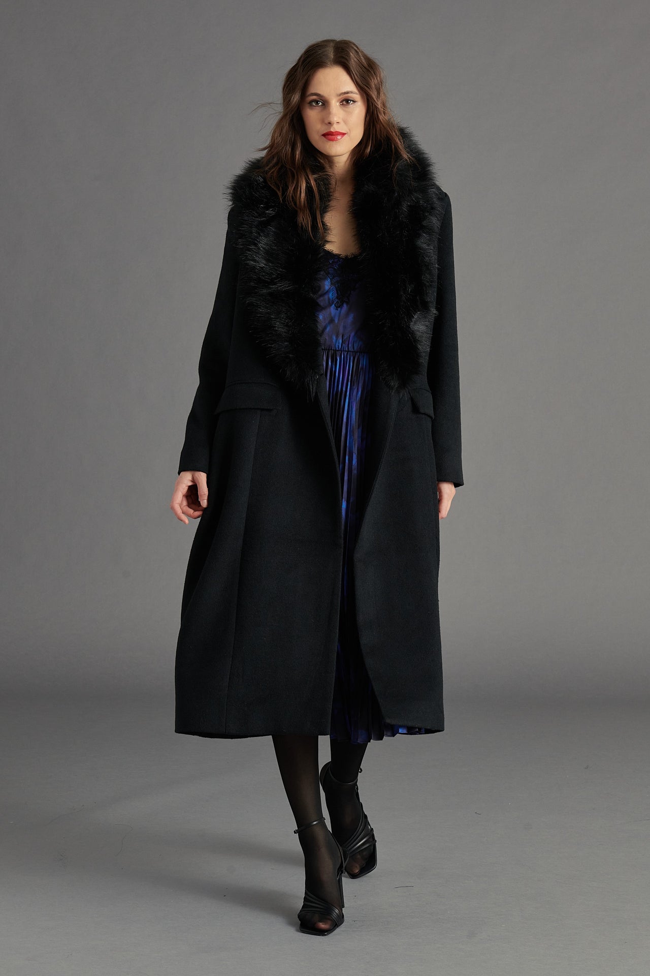 Prince Coat Black, Coat Jacket by Steve Madden | LIT Boutique