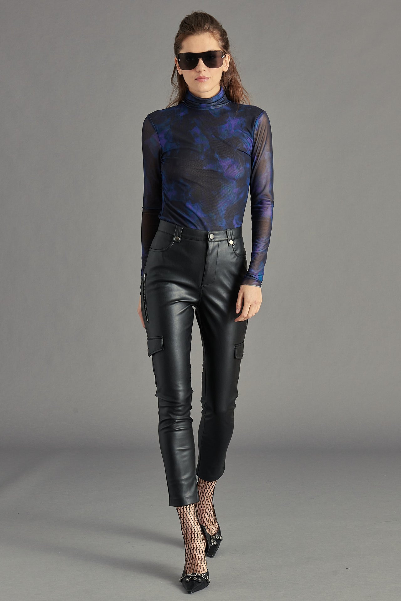 Fiona Top Black Multi, Long Blouse by Steve Madden | LIT Boutique