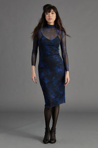 Thumbnail for Vivienne Dress Black Multi, Midi Dress by Steve Madden | LIT Boutique