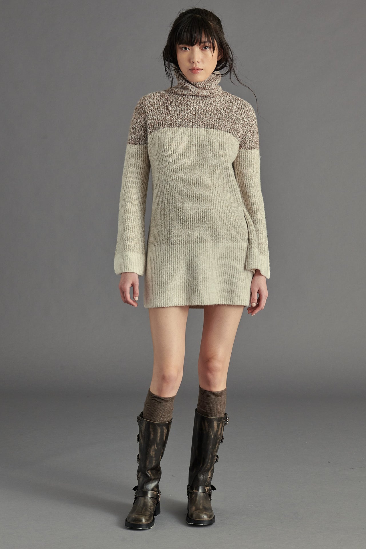 Meghan Sweater Dress Oatmeal,  by Steve Madden | LIT Boutique