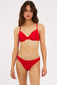 Thumbnail for Janine Swim Bottom Red, Swim by Beach Riot | LIT Boutique