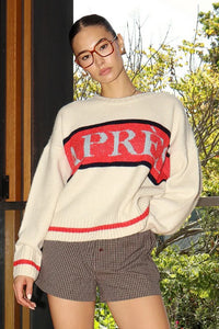 Thumbnail for Apres All Day Sweater Cream, Sweater by Bailey Rose | LIT Boutique