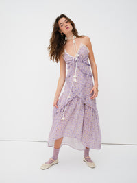 Thumbnail for Cayne Purple Maxi Dress, Maxi Dress by For Love & Lemons | LIT Boutique
