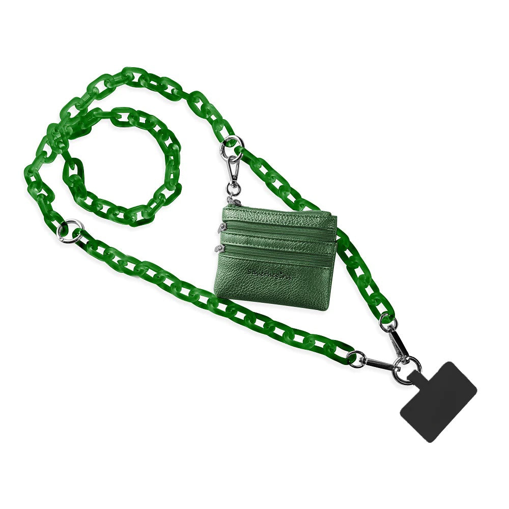 Phone Chain Green, Essentials Acc by Save The Girls | LIT Boutique