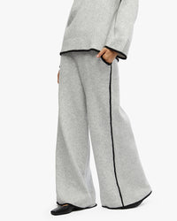 Thumbnail for Piped Wide Leg Pull On Pant, Sweatpant Bottom by We Wore What | LIT Boutique