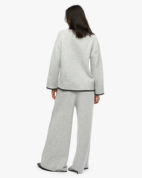 Thumbnail for Piped Wide Leg Pull On Pant, Sweatpant Bottom by We Wore What | LIT Boutique
