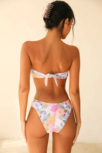 Thumbnail for Lotus Zen Garden Bikini Top Multi, Swim by Dippin Daisy's | LIT Boutique