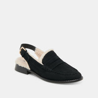 Thumbnail for Hardi Plush Loafers Charcoal Suede, Flat Shoe by Dolce Vita | LIT Boutique