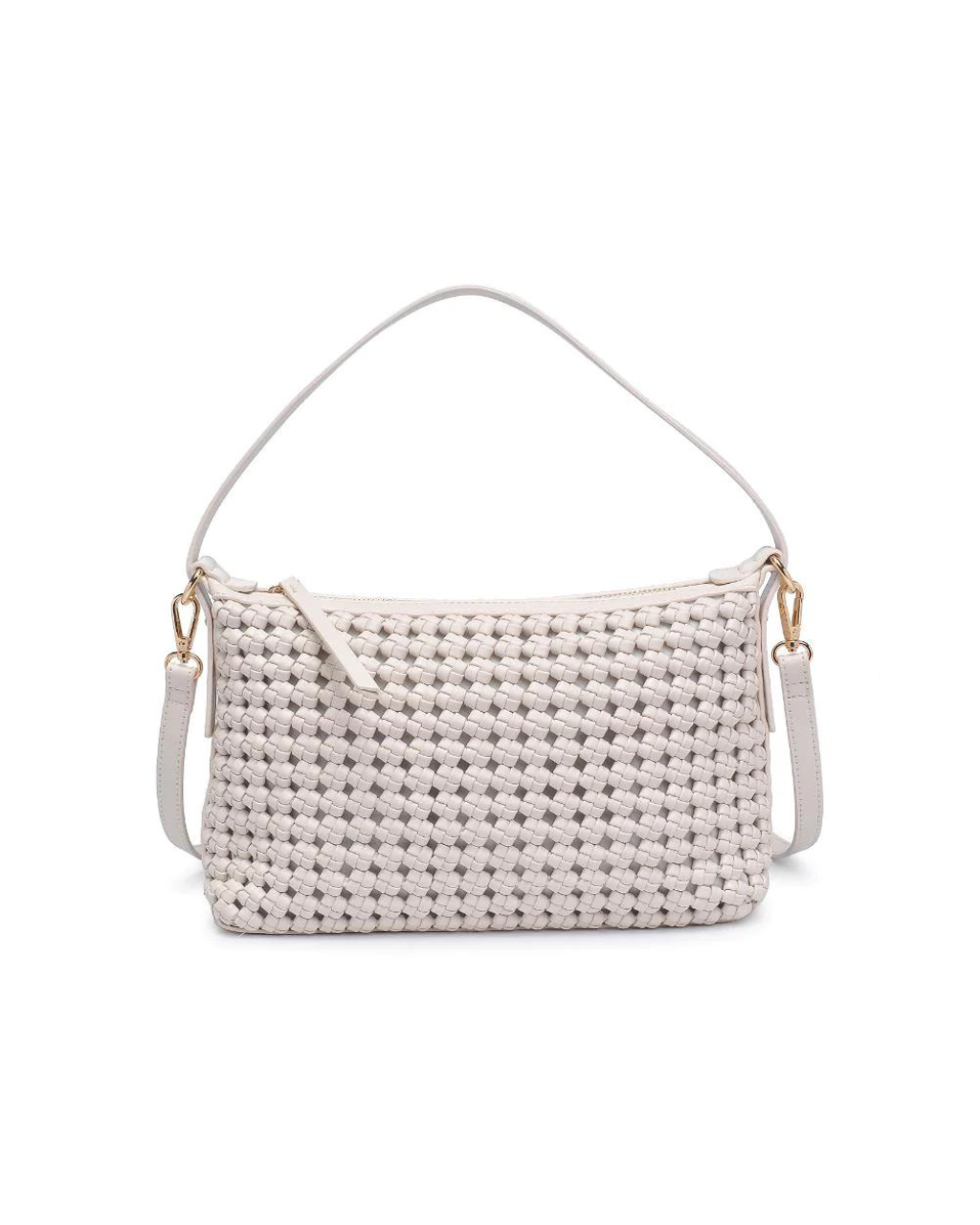 Dottie Crossbody Bag Ivory, Evening Bag by Urban Expressions | LIT Boutique