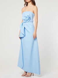 Thumbnail for Beryl Strapless Dress Sky Blue, Maxi Dress by Elliatt | LIT Boutique